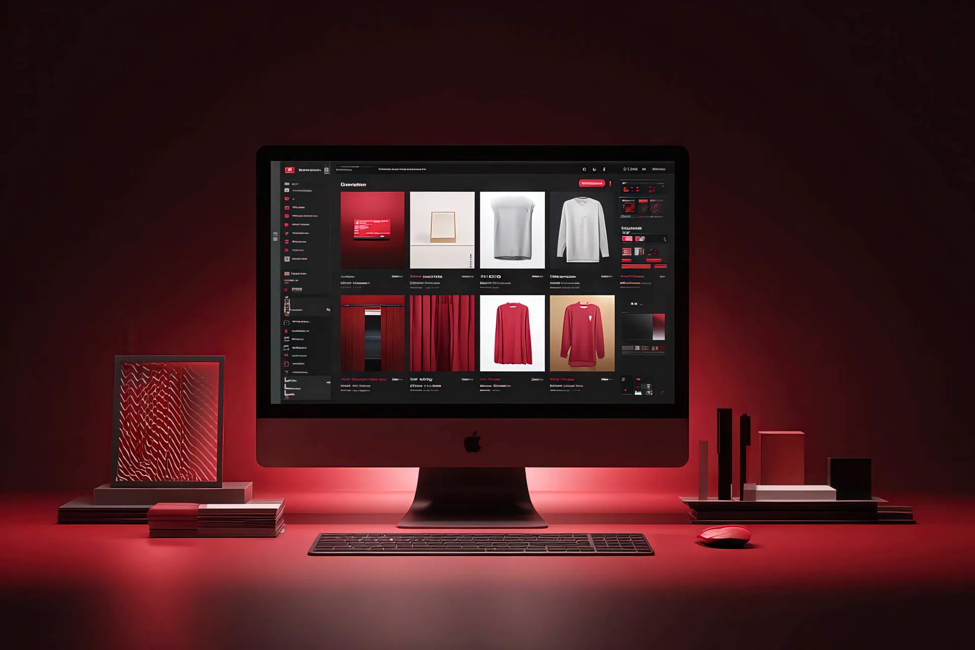 Digital product grid in Swiss-branded eCommerce platform